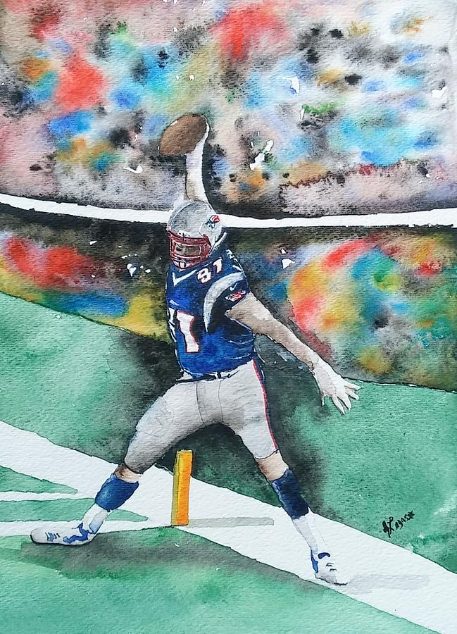 Rob Gronkowski Painting by James Lagasse - Pixels Merch