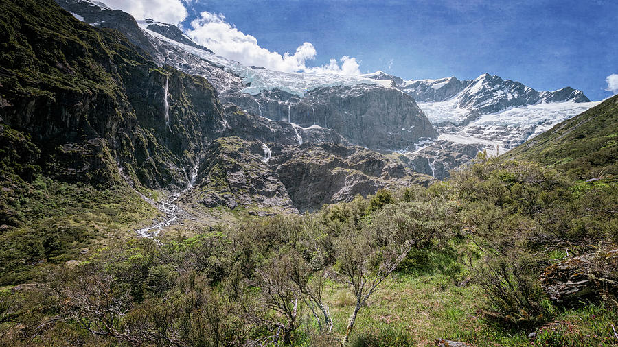 Rob Roy Glacier New Zealand Photograph by Joan Carroll