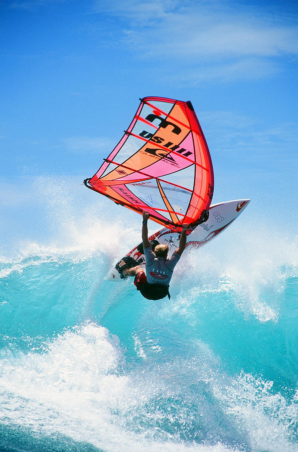 Robby Naish Photograph - Robby Naish Windsurfing #31 by Darrell Wong