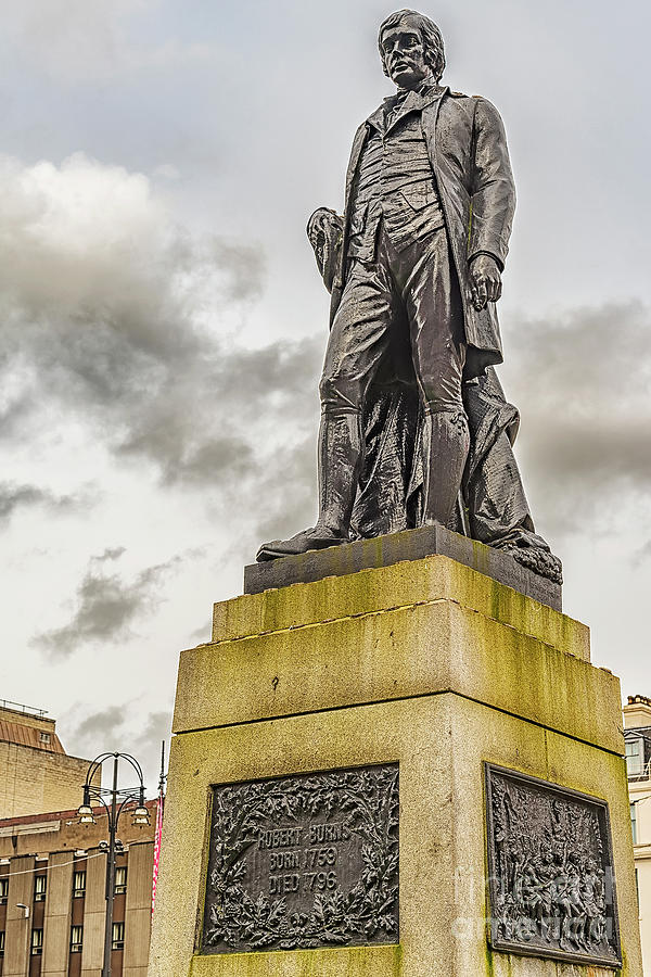 Robert Burns Statue Photograph by Antony McAulay