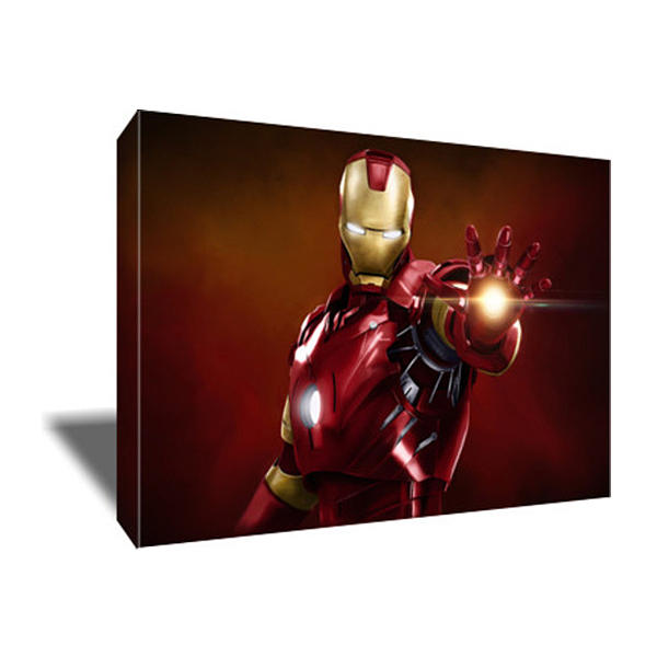 Robert Downey Jr as Iron Man Canvas Art Painting by Art-Wrench Com ...