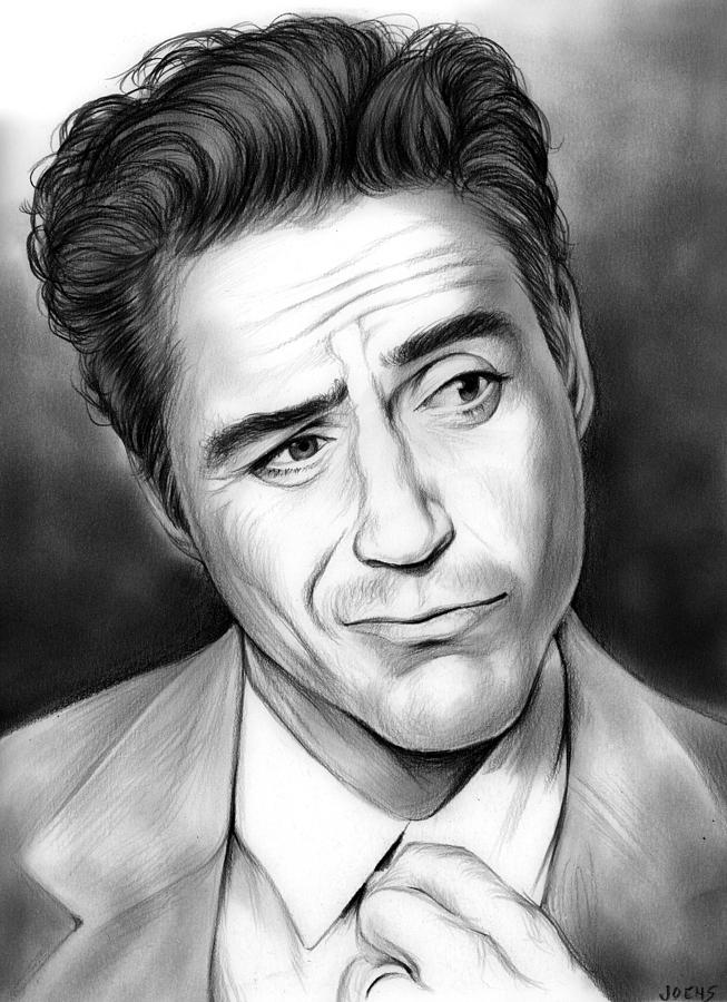 Robert Downey Jr Drawing by Greg Joens