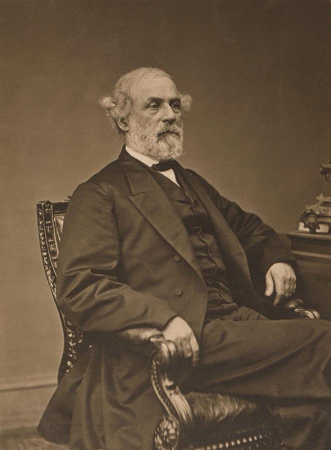 Portrait Photograph - Robert Edward Lee 1807-1870 by Everett