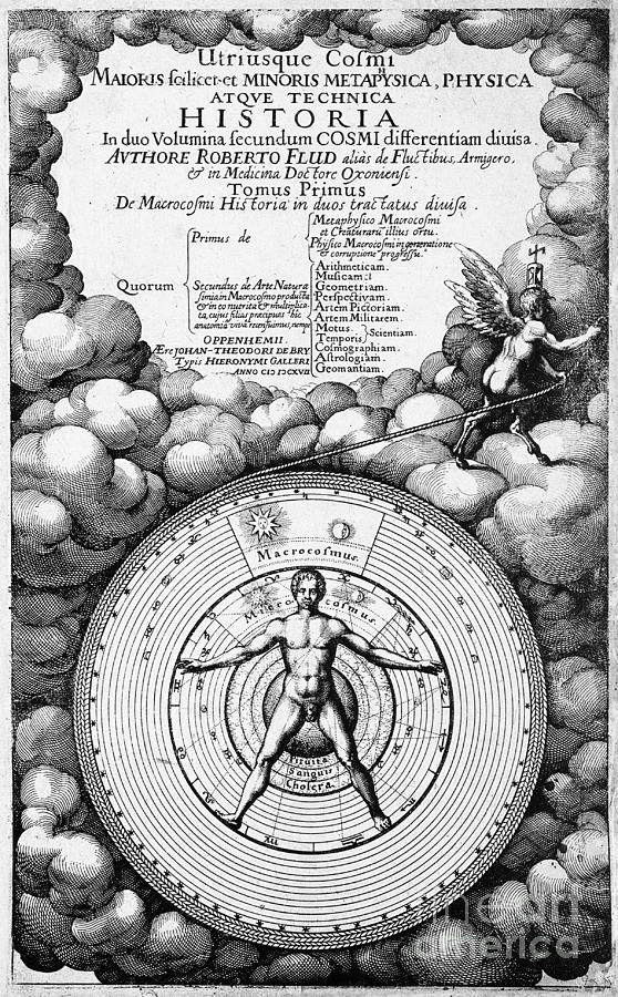 Robert Fludds Book On Metaphysics, 1617 Photograph by Wellcome Images