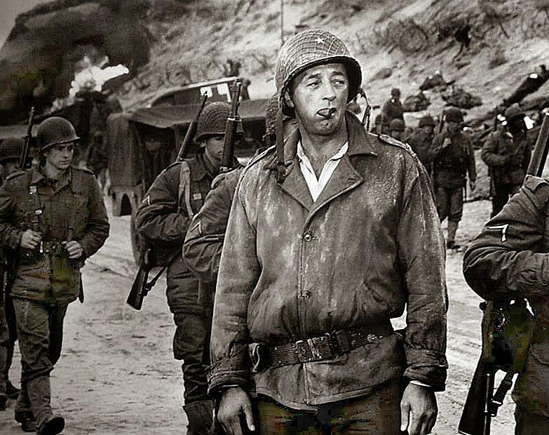 Robert Mitchum publicity photo The Longest Day 1962 Photograph by David Lee Guss
