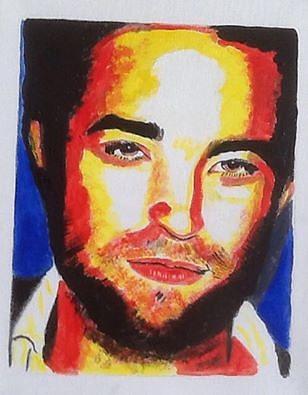 Robert Pattinson 309 Painting by Audrey Pollitt