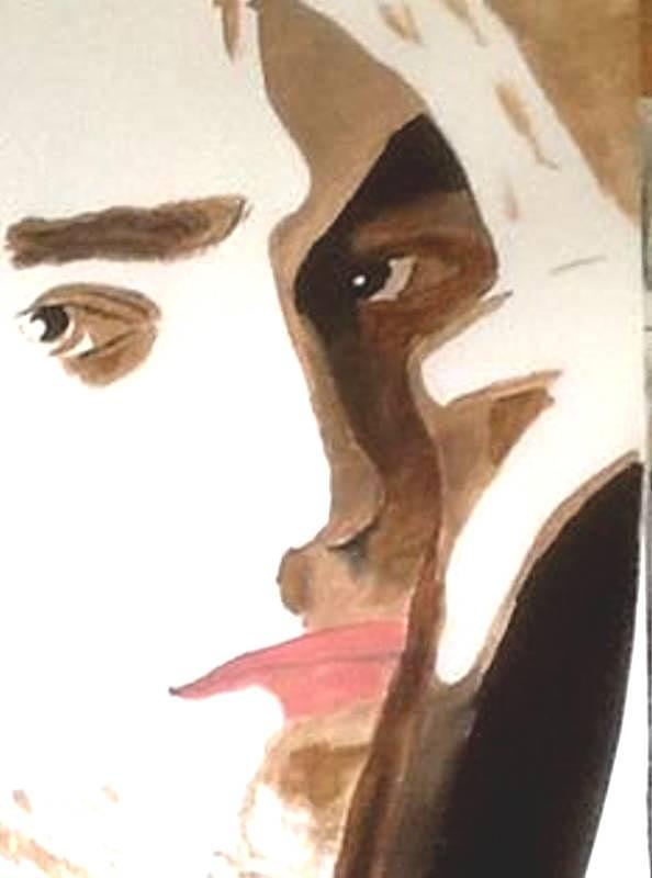 Robert Pattinson 319 Painting by Audrey Pollitt