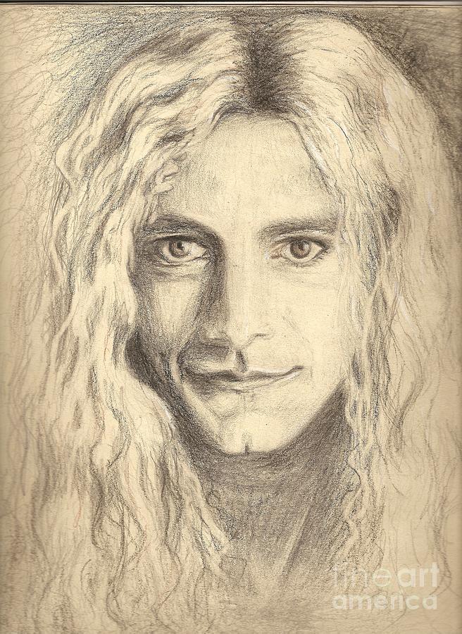 Robert Plant Drawing by Carleigh Duncan | Fine Art America