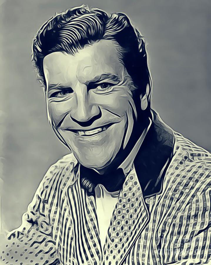 Hollywood Digital Art - Robert Preston, Vintage Actor by Esoterica Art Agency