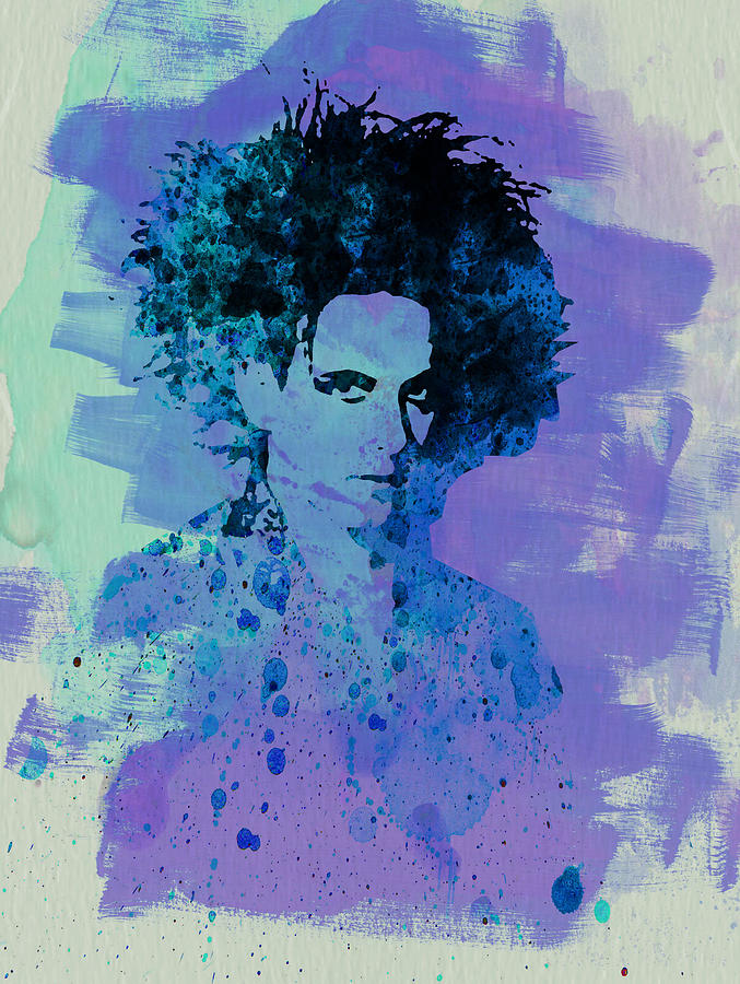 Music Painting - Robert Smith Cure by Naxart Studio