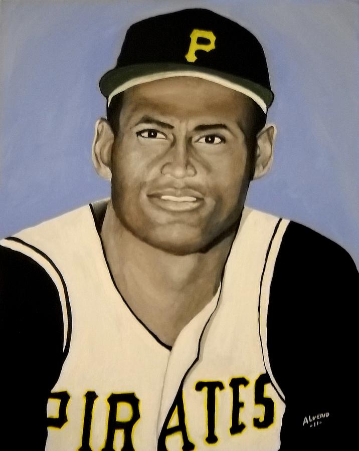 Roberto Clemente Painting by Edwin Alverio