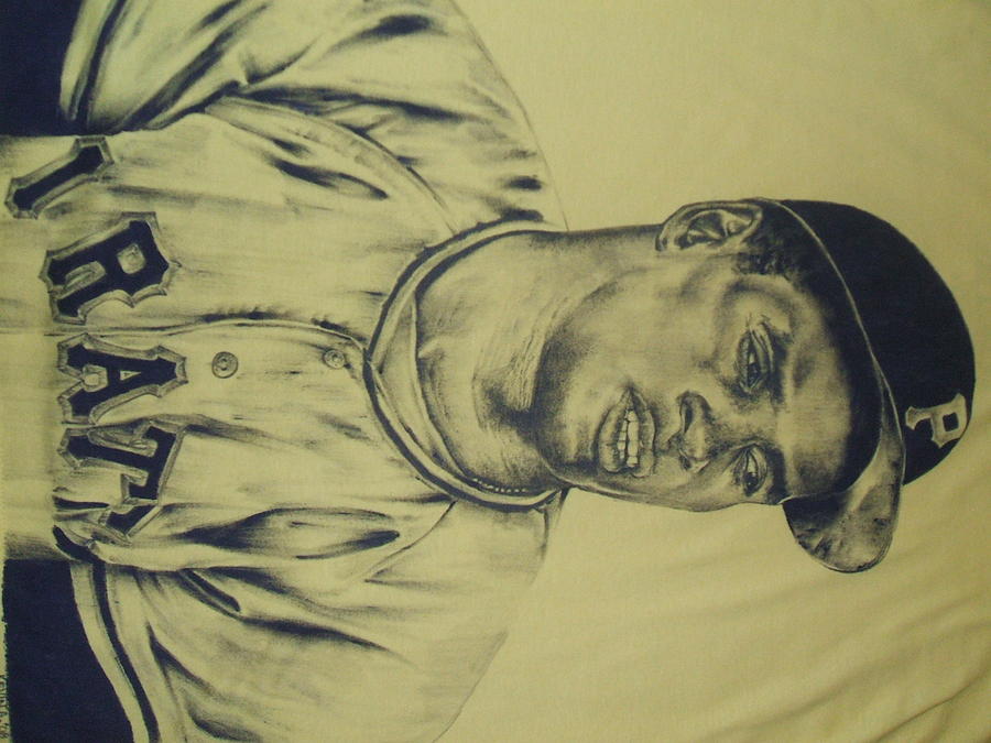 Roberto Clemente Drawing by Kevin Armenta Fine Art America