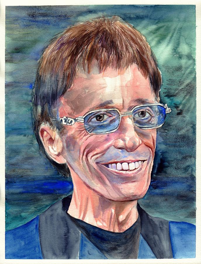 Robin Painting - Robin Gibb Bee Gees by Suzann Sines