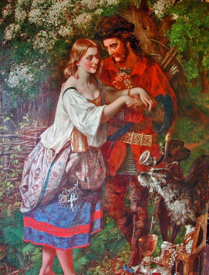 Man Painting - Robin Hood and Maid Marian by MotionAge Designs