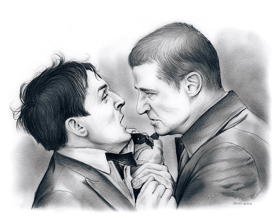 Actor Drawing - Robin Lord Taylor by Greg Joens