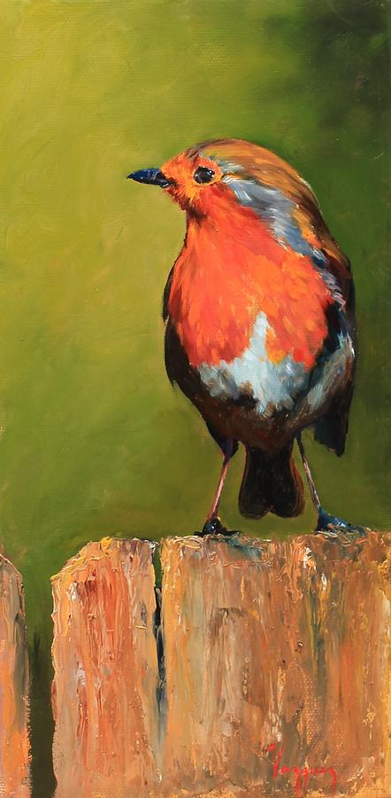 Robin Painting - Robin by Marco  Antonio