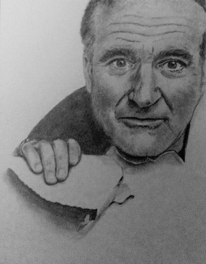 Robin Williams Drawing by Kate R Fine Art America