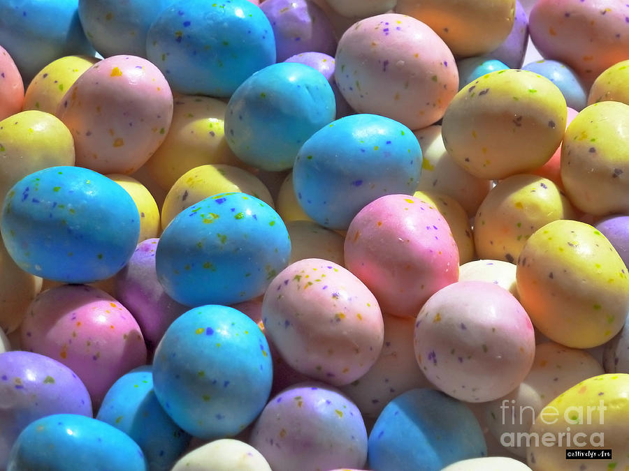 Candy Photograph - Robins Eggs by Two Hivelys