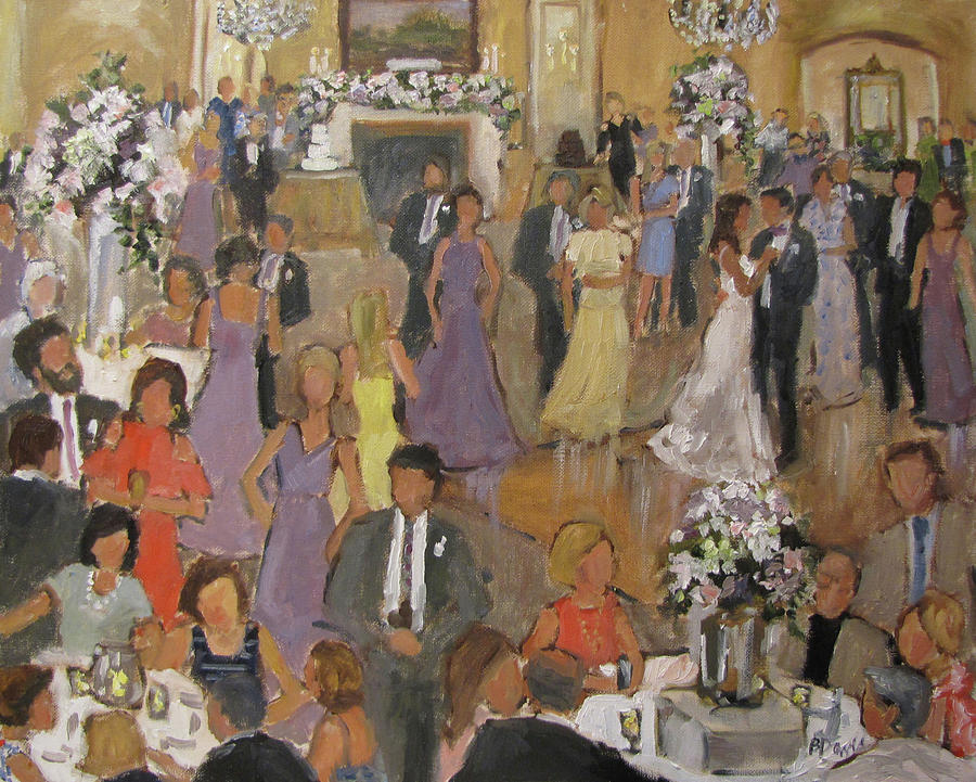 Robinson Smith Wedding Reception Painting By Barbara Davis