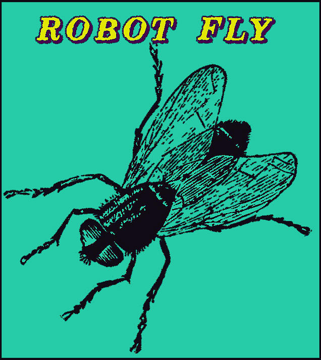 Robot Fly Tee Painting by Steve Fields