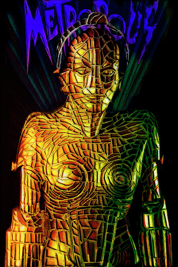 Robot of Metropolis Digital Art by Michael Cleere
