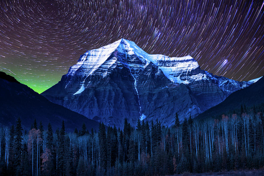 Banff National Park Photograph - Robson Stars by John Poon