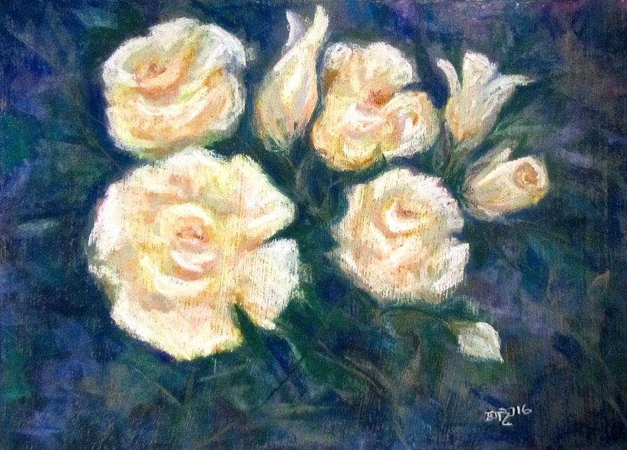Robyns Roses Painting by Barbara OToole