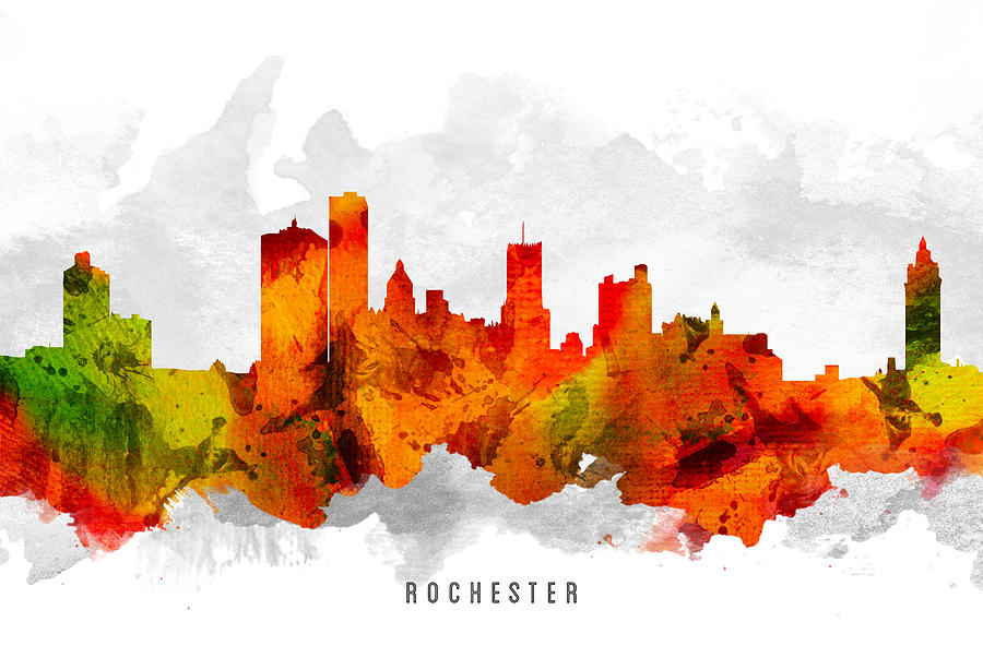 Rochester New York Cityscape 15 Painting