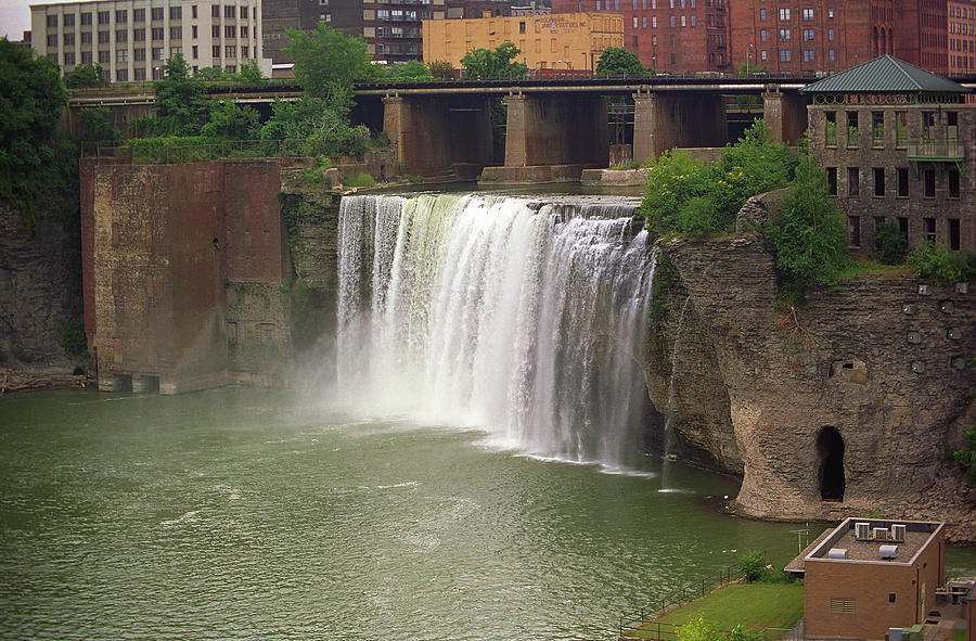 Rochester, New York - High Falls Photograph by Frank Romeo