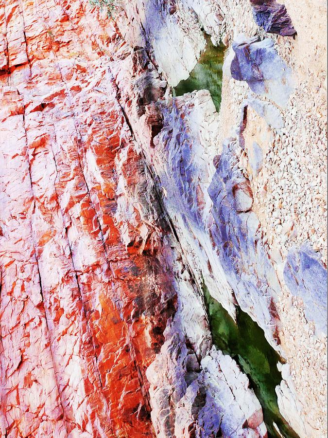 Rock Abstracts of Ormiston Gorge #18 #1 Photograph by Lexa Harpell