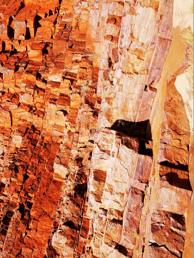 Rock Abstracts of Ormiston Gorge #19 #1 Photograph by Lexa Harpell