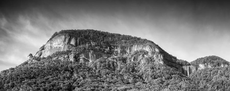 Rock and Falls - bw Photograph by Joye Ardyn Durham