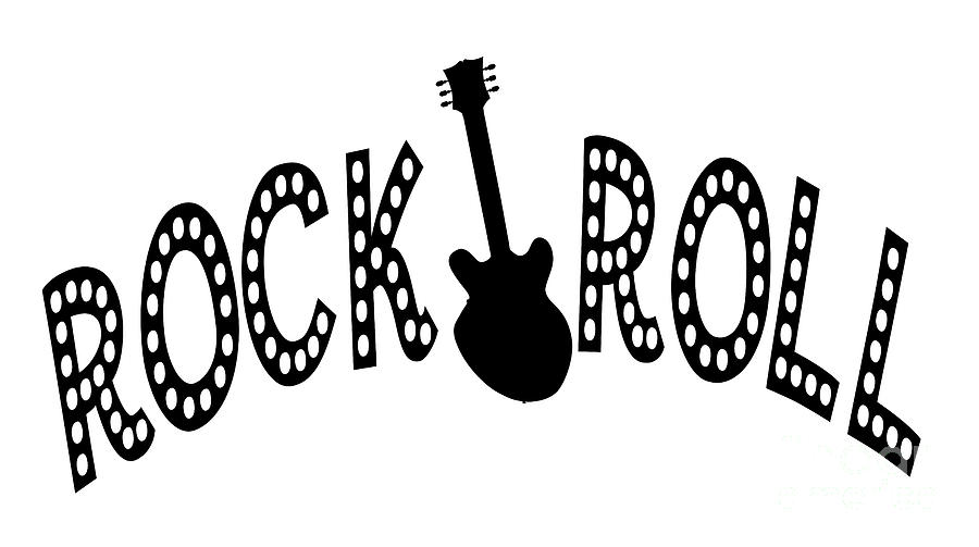 Rock And Roll Banner Digital Art by Bigalbaloo Stock - Fine Art America