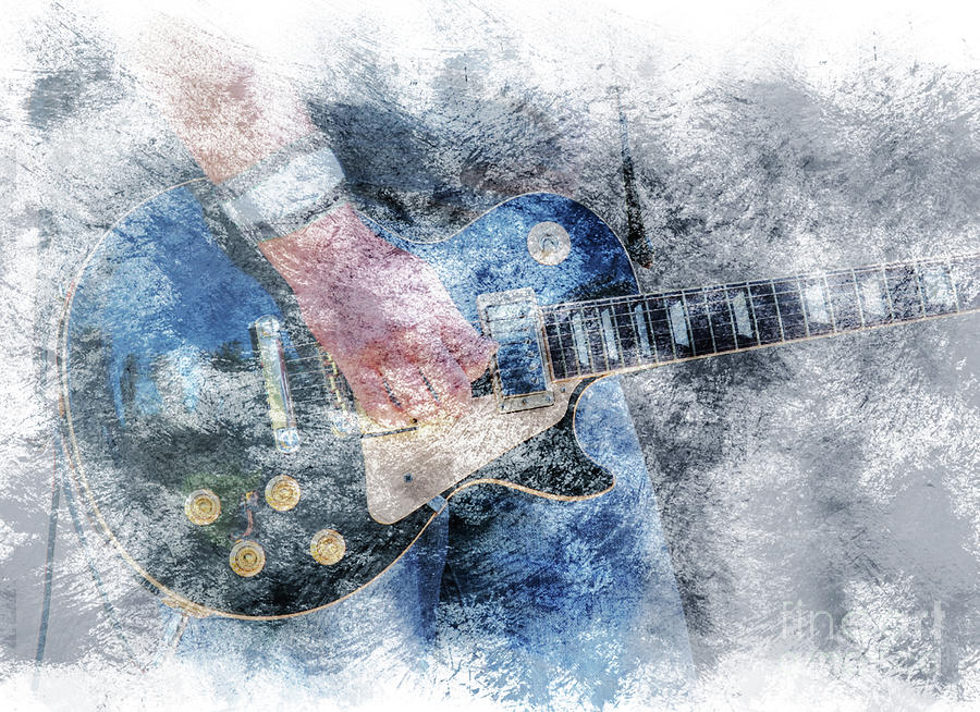 Rock and Roll Guitar Digital Art by Randy Steele