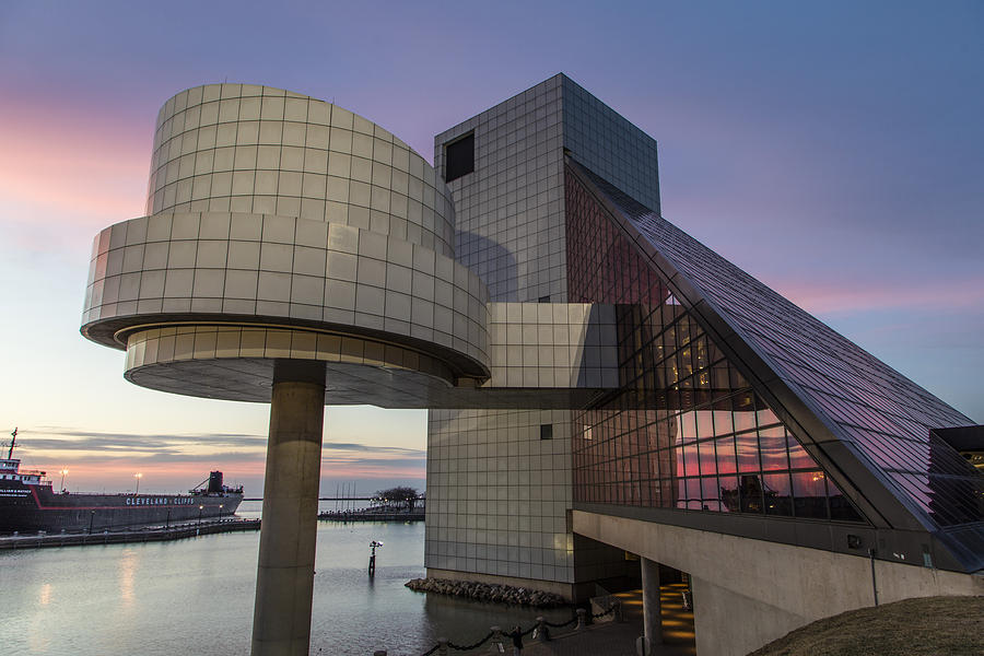 Rock and Roll Hall of Fame in Cleveland Photograph by John McGraw