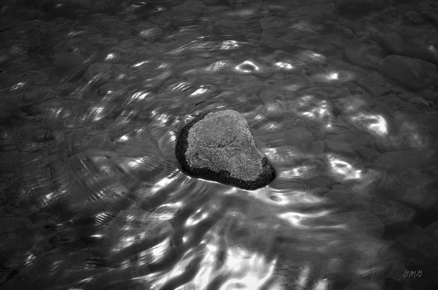 Rock and Sun Reflections Photograph by David Gordon