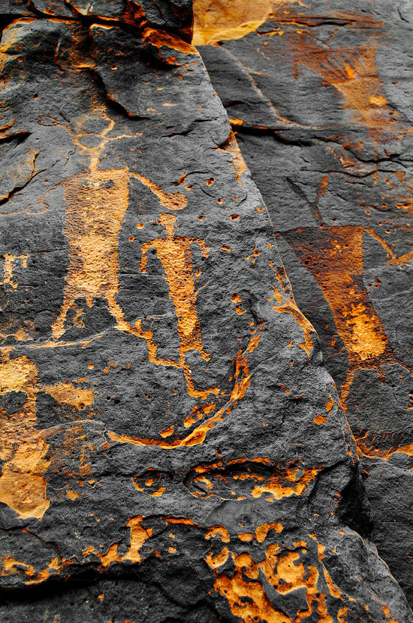 Rock Art Ranch Petroglyph Portrait Photograph by Kyle Hanson