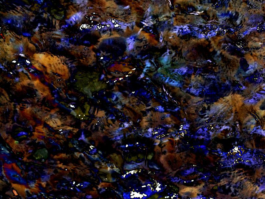 Abstract Digital Art - Rock Bottom by Tim Allen