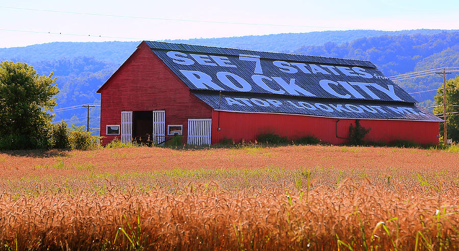 Rock City Barn In Rutledge Tennessee Photograph By Billy Morris Pixels