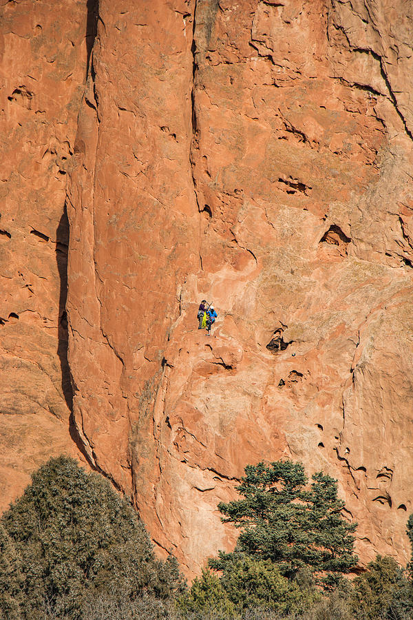 Rock Climbers Photograph