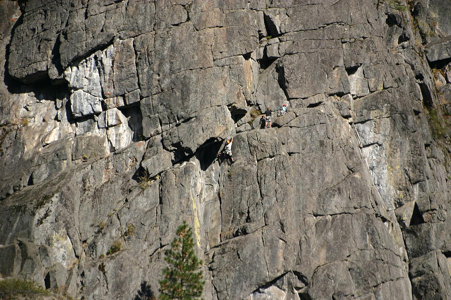 Rock Climbers Photograph - Rock Climbers by James Thompson