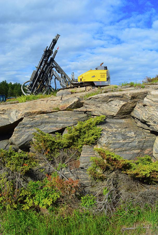 Rock Drilling Machines  Photograph by Lyle Crump