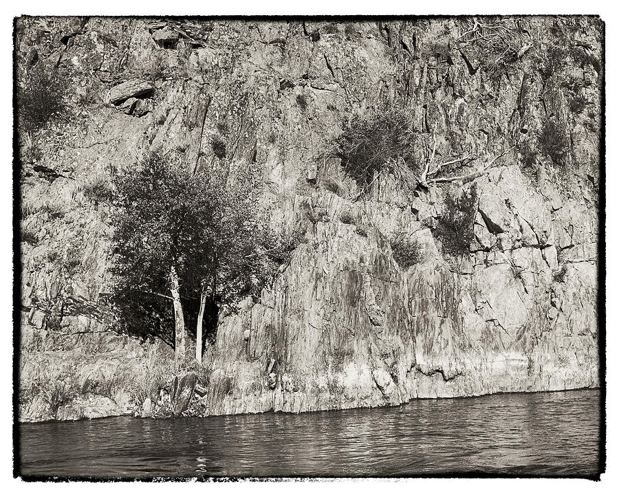 Rock Face Kern River Photograph by Hugh Smith