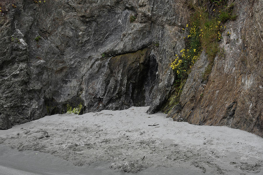 Cave Photograph - Rock Facing Cave by Richard Temkin Cave Photograph - Rock Facing Cave by Richard Temkin