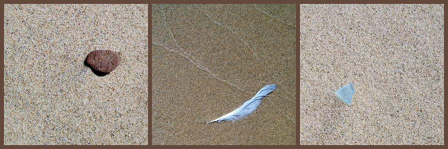 Rock Feather Glass Photograph by Michelle Calkins
