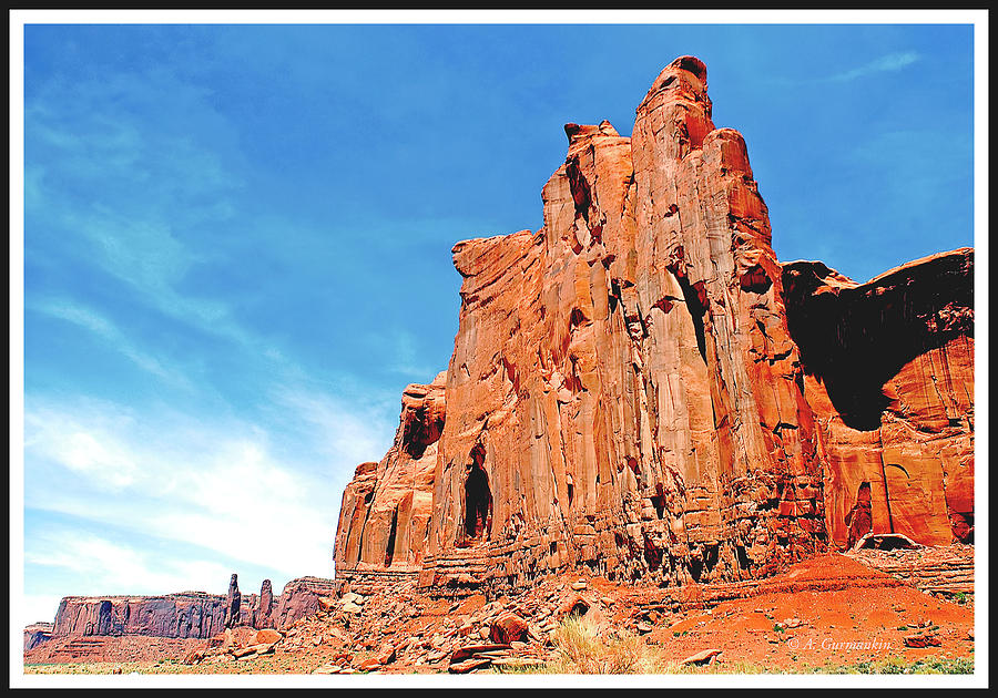 Rock Formation, Monument Valley Navajo Tribal Park Photograph by A Macarthur Gurmankin
