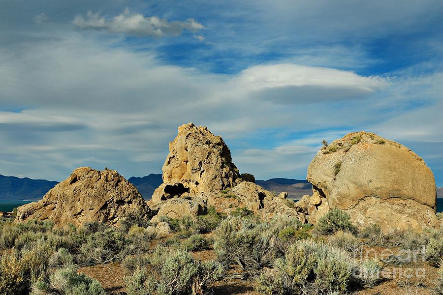 Rock Formations at Pyramid Lake Photograph by Benanne Stiens
