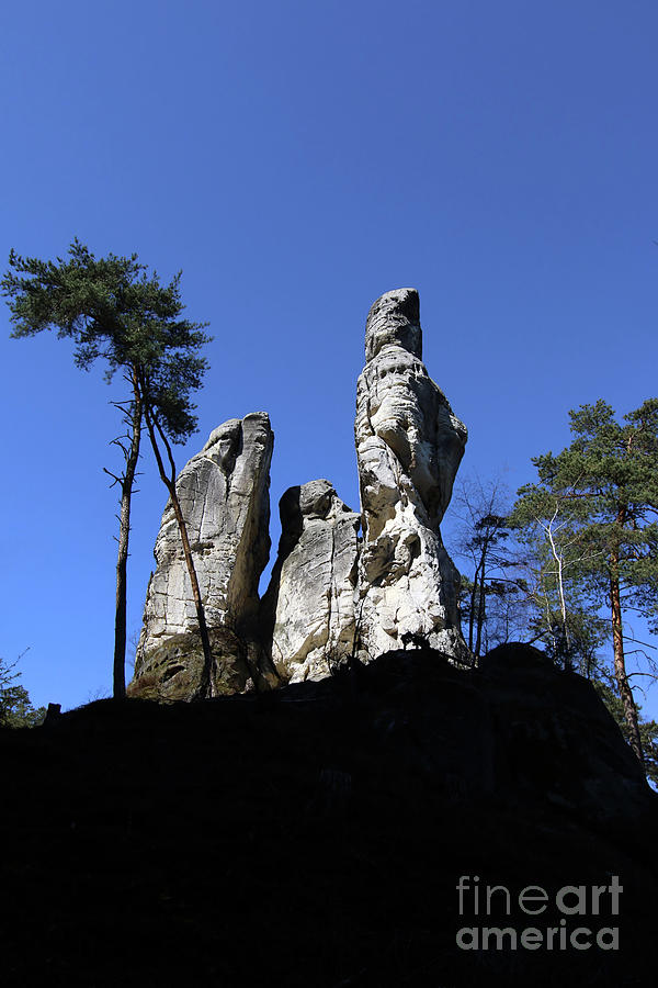 Rock formations in the Bohemian Paradise Geopark Photograph by Michal Boubin