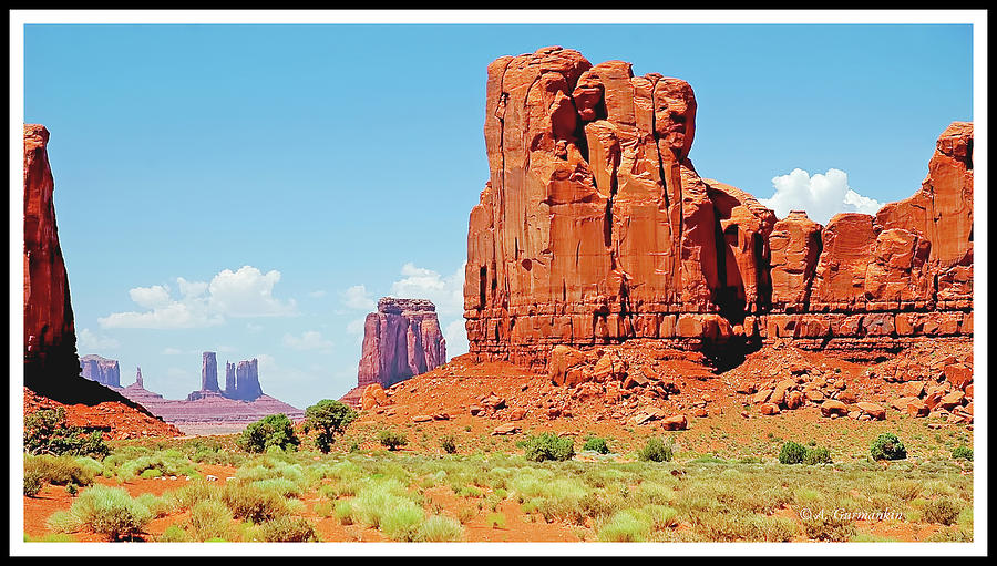 Rock Formations, Monument Valley Navajo Tribal Park Photograph by A Macarthur Gurmankin