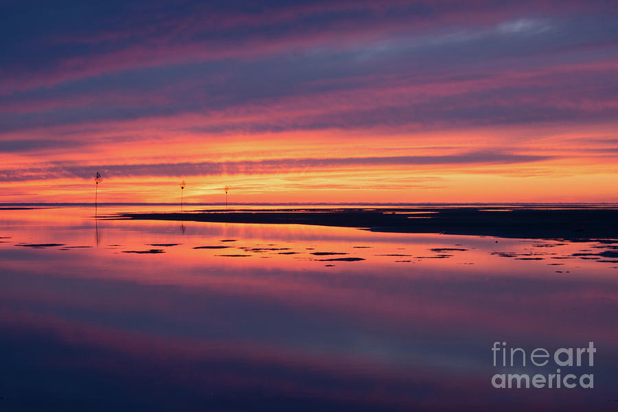 Rock Harbor Sunset  Photograph by Lorraine Cosgrove